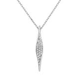 Støíbrný náhrdelník Marilyn s Brilliance Zirconia
