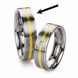 Ocelový prsten - snubní - pro muže RC2042-M