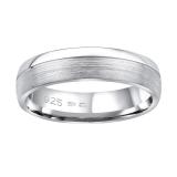 Snubní støíbrný prsten PARADISE v provedení bez kamene pro muže i ženy