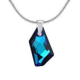 SILVEGO Støíbrný pøívìsek De-Art  Bermuda Blue se Swarovski® Crystals