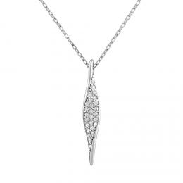 Støíbrný náhrdelník Marilyn s Brilliance Zirconia