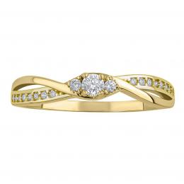 Zlatэ prsten Ellen s Brilliance Zirconia - Y