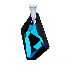 Støíbrný pøívìsek De-Art  Bermuda Blue se Swarovski® Crystals