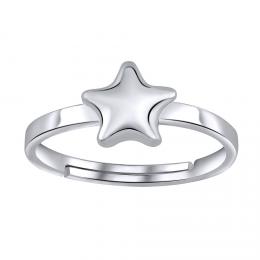Støíbrný prsten STAR na nohu