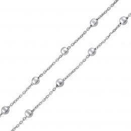 Støíbrný náhrdelník Vanda s kulièkami