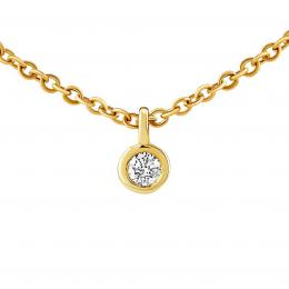 Diamantový náhrdelník Manhattan ve žlutém zlatì - 0,03 ct - zvìtšit obrázek