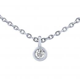 Diamantový náhrdelník Manhattan v bílém zlatì - 0,03ct - zvìtšit obrázek