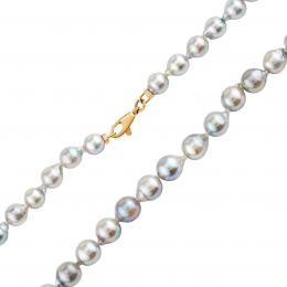 Luxusní perlový náhrdelník Attina z pøírodních perel Akoya se zlatým zapínáním