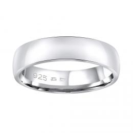 Snubní støíbrný prsten POESIA v provedení bez kamene pro muže i ženy