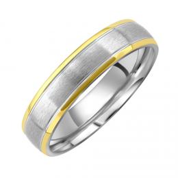Snubní ocelový prsten JOURNEY pro muže i ženy