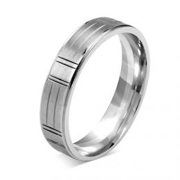 L´AMOUR snubní ocelový prsten 5mm