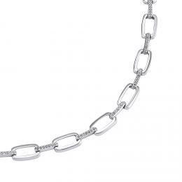 Luxusní støíbrný náhrdelník VEDA se zirkony - zvìtšit obrázek